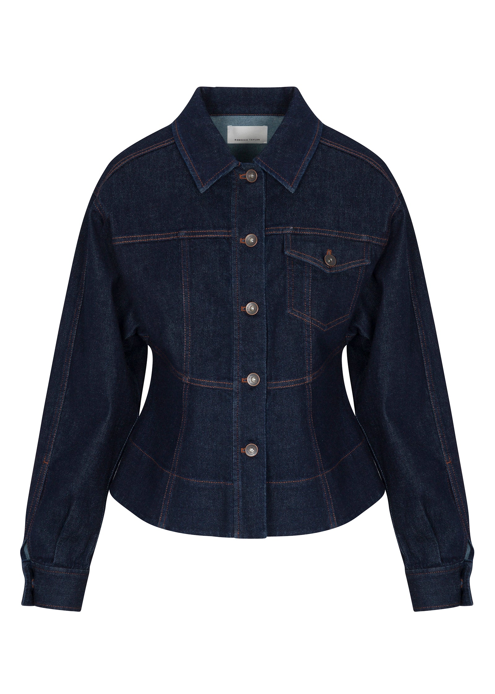  Carmen Denim Jacket in Carmen Indigo by Rebecca Taylor