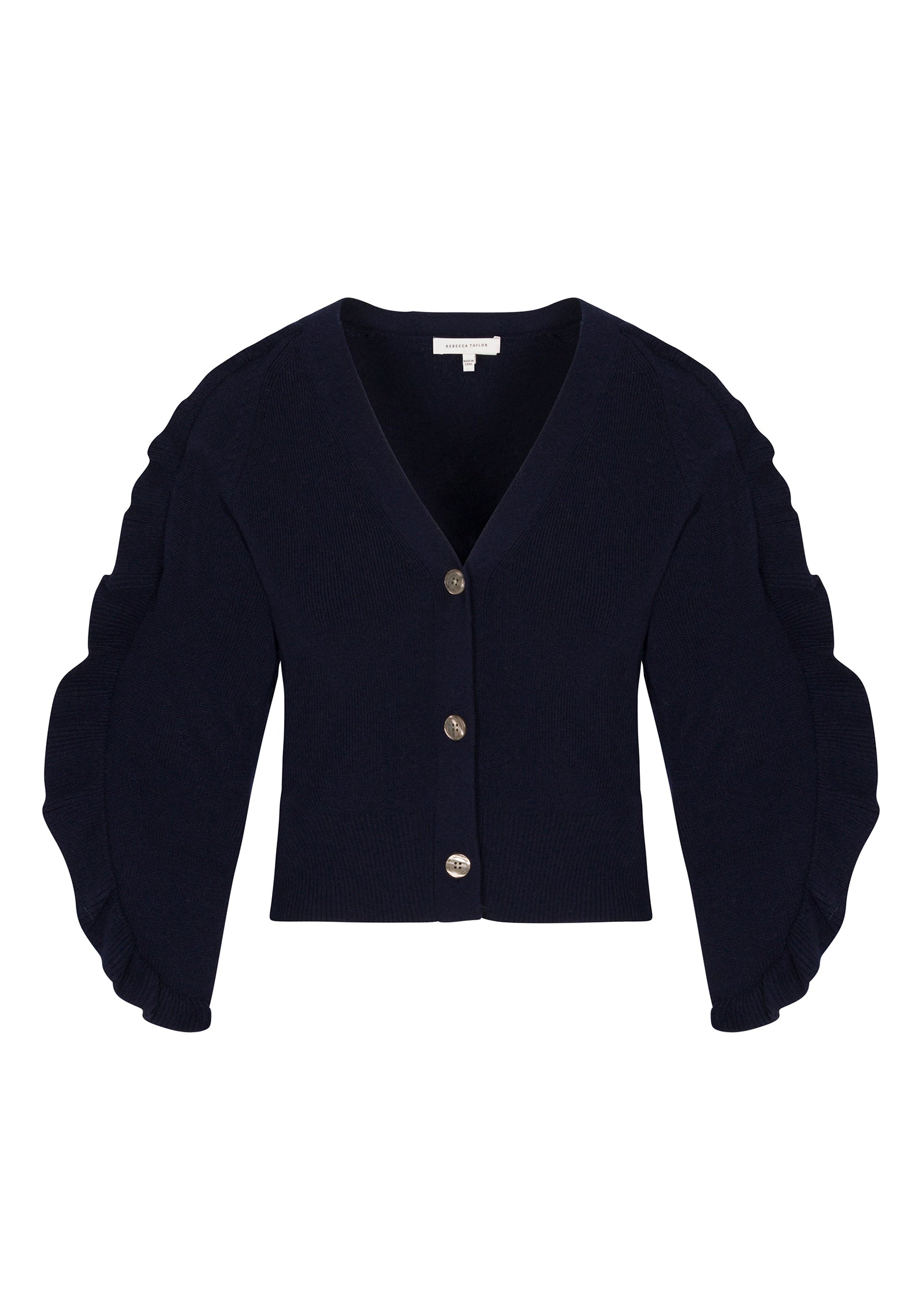  Kaia Knit Cardigan in Navy by Rebecca Taylor