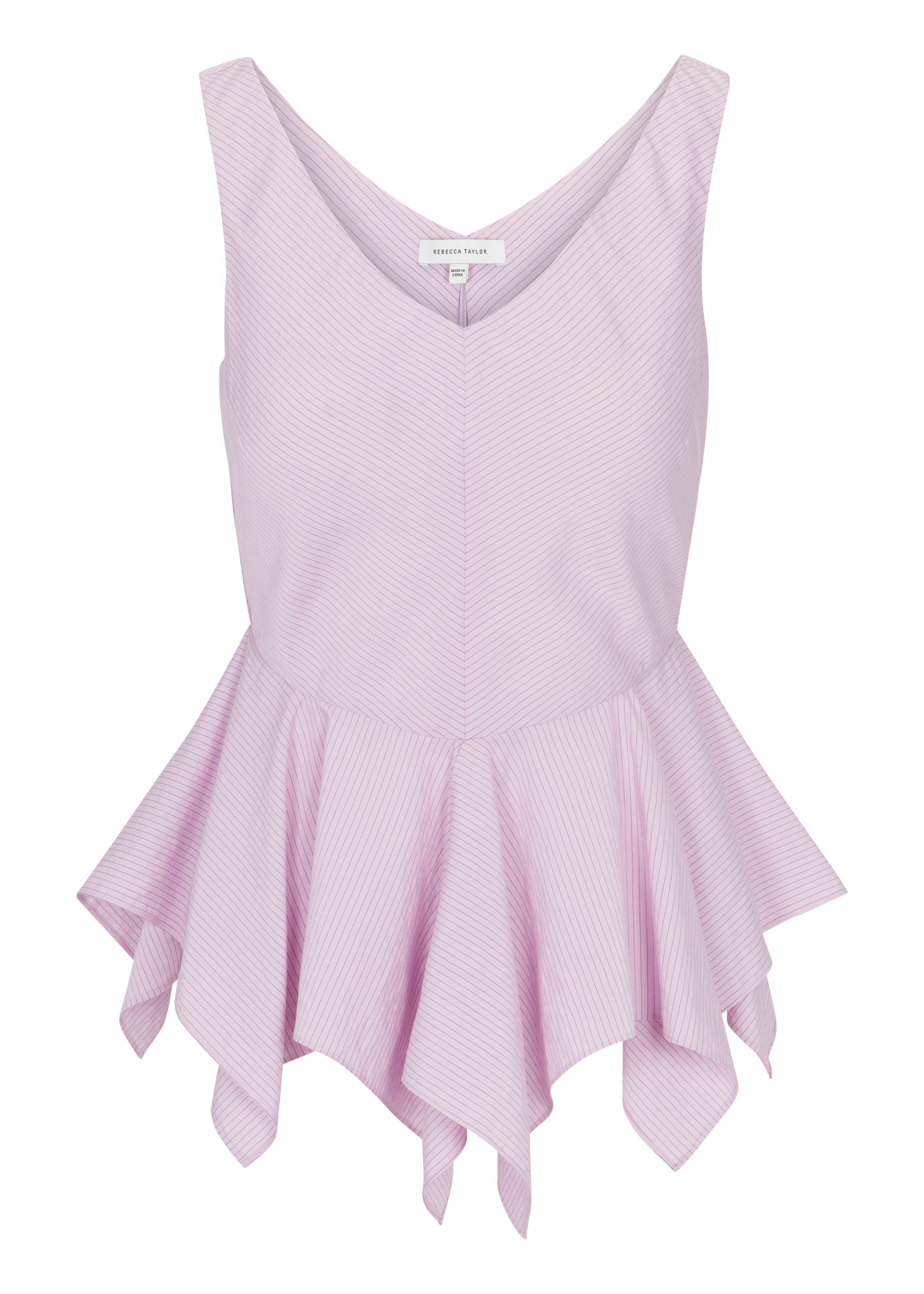  Allegra Stripe Top in Wisteria by Rebecca Taylor