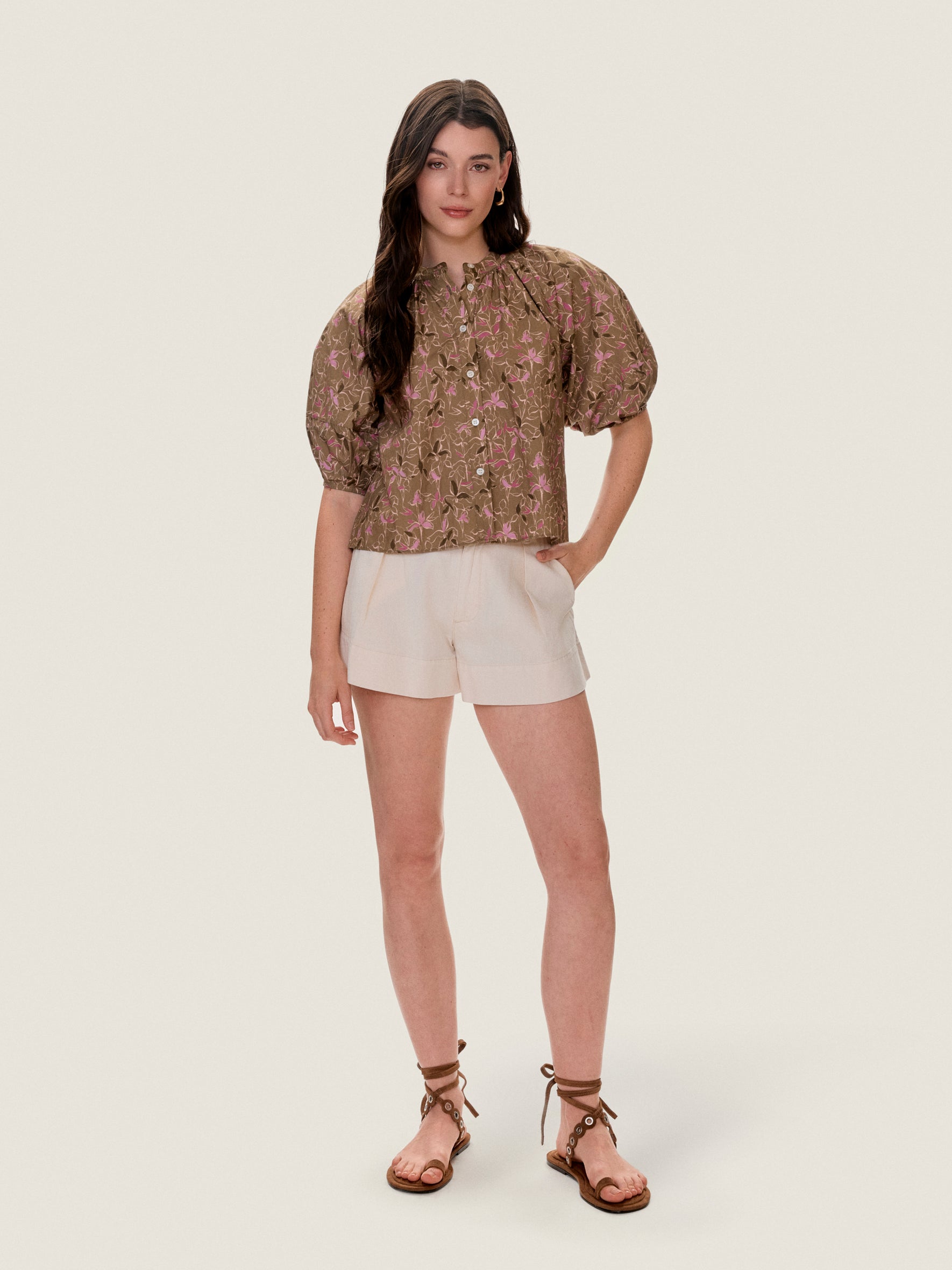 Josie Pleat Shirt