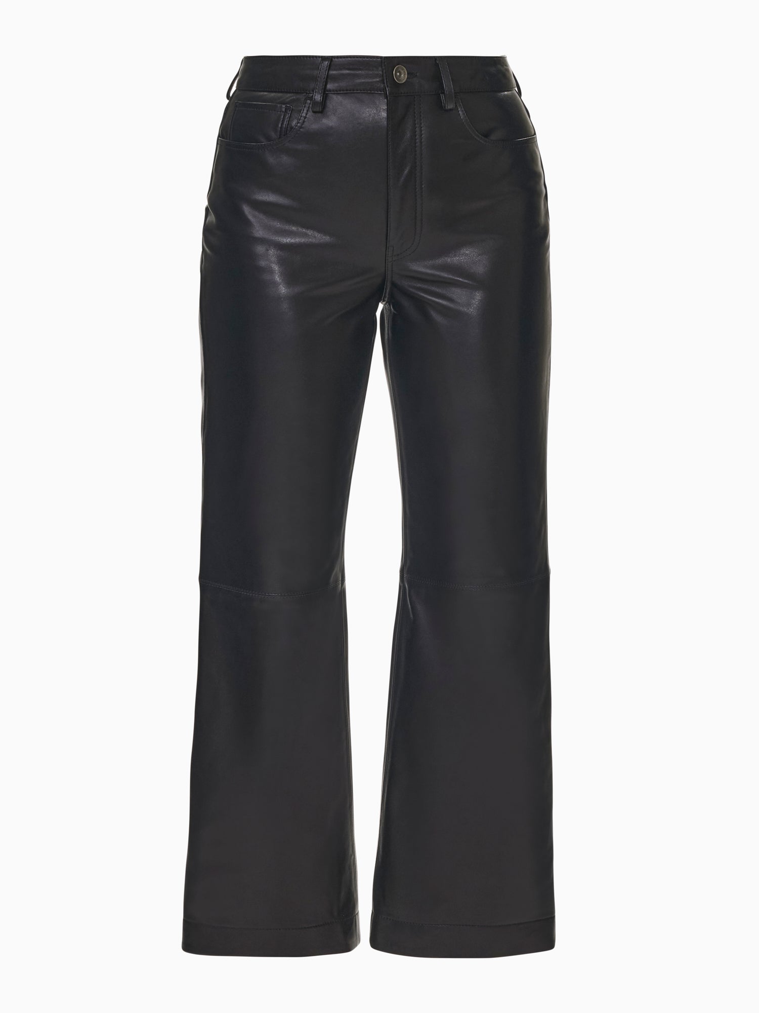  Madison Crop Kick Flare in Noir by Rebecca Taylor