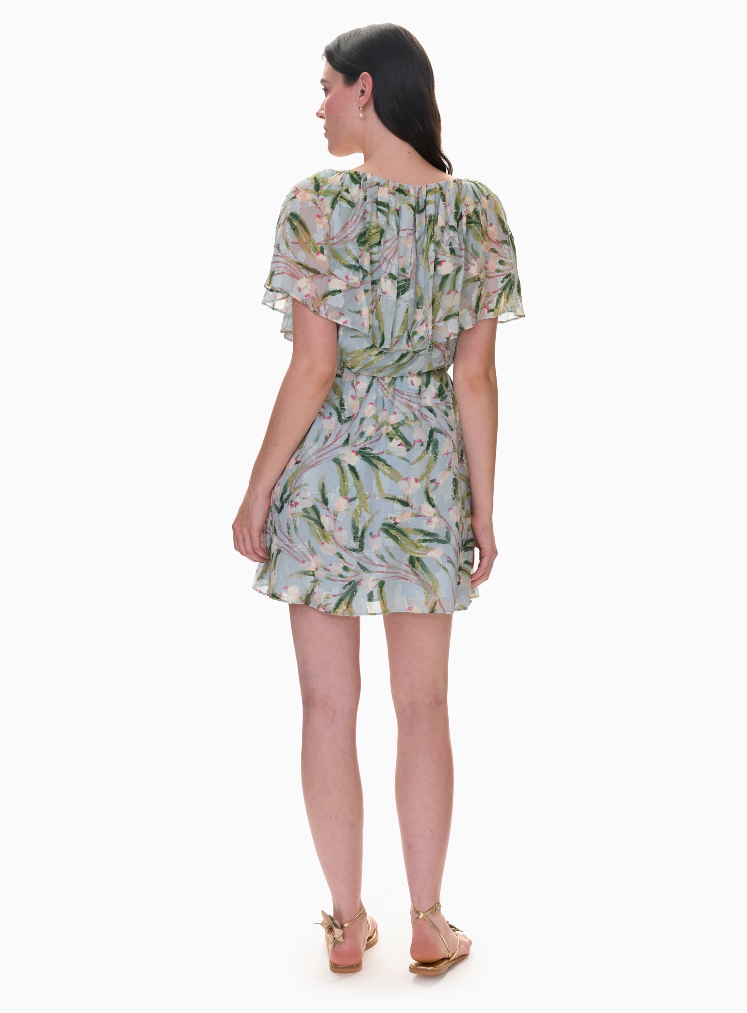  Mia Mini Dress in Seafoam Multi by Rebecca Taylor