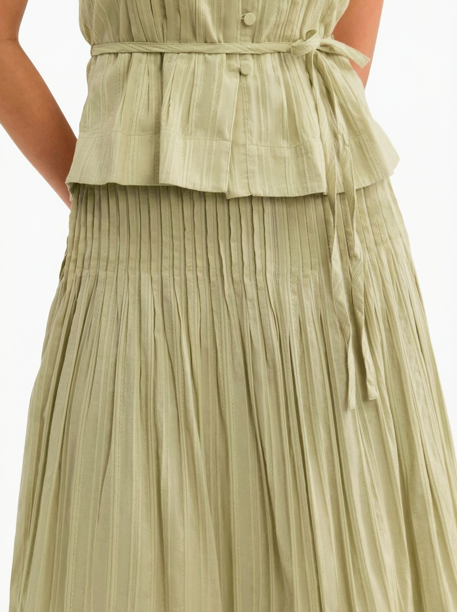  Marianne Skirt in Pale Sage by Rebecca Taylor
