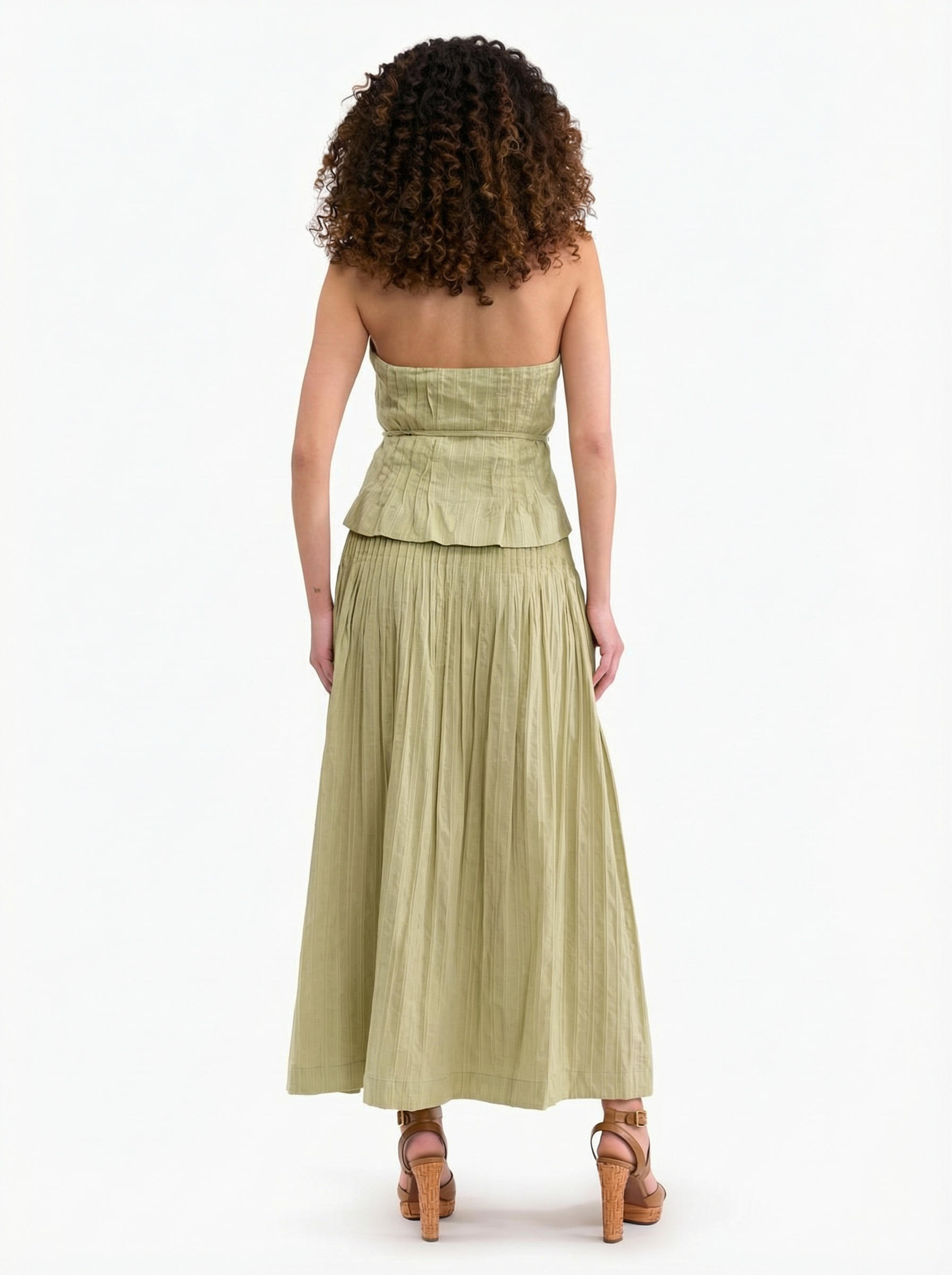  Marianne Skirt in Pale Sage by Rebecca Taylor
