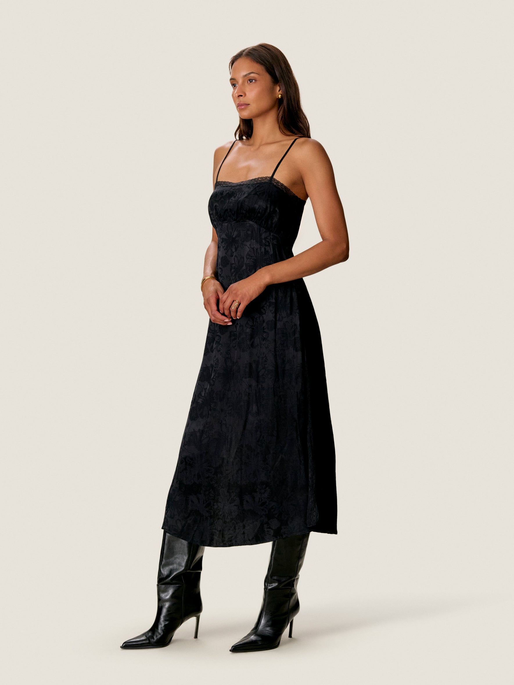 Neveah Jacquard Cami Dress