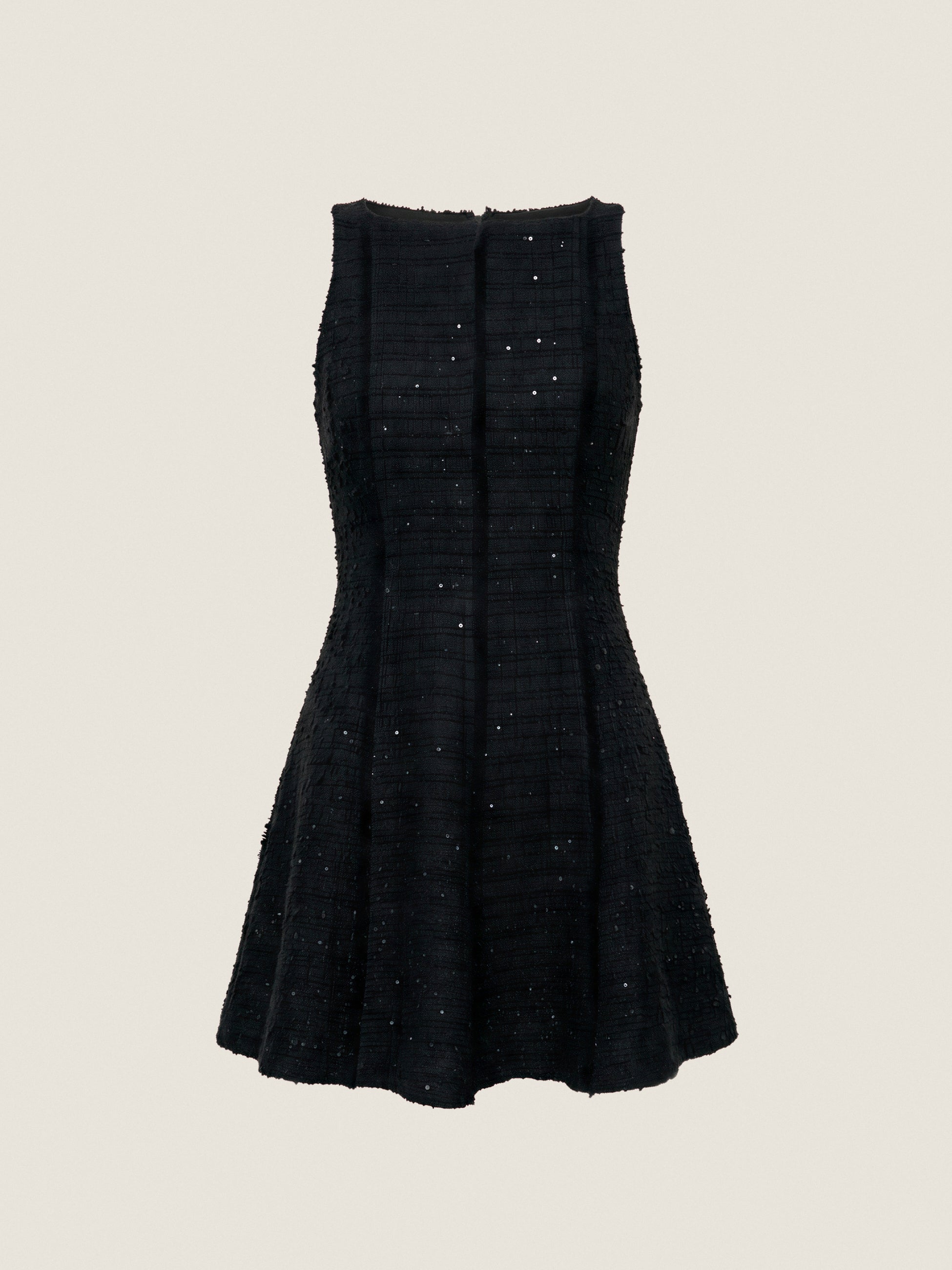  Bianca Tweed Dress in Noir by Rebecca Taylor