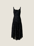Sierra Textured High-Low Maxi Dress