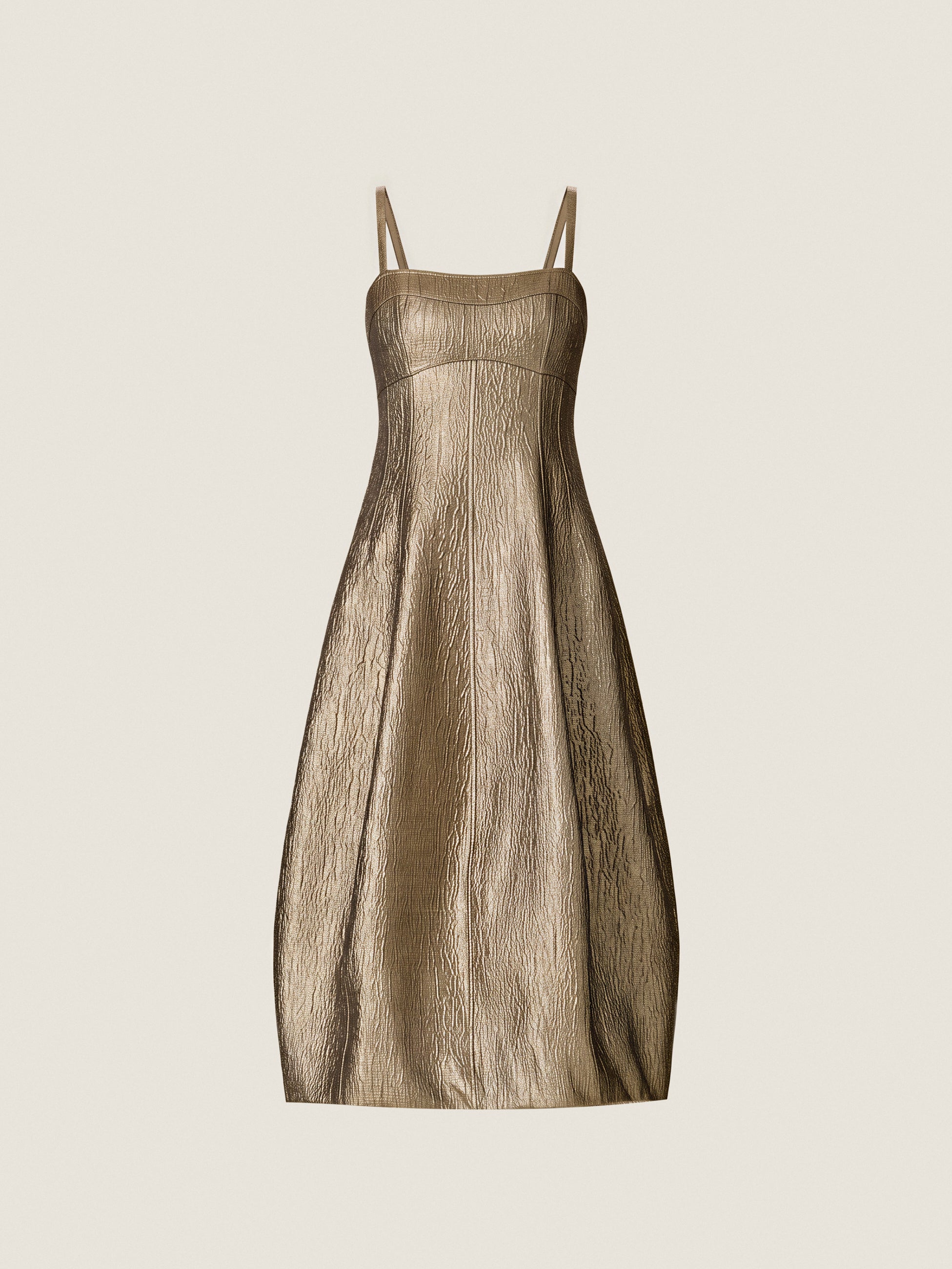  Amelia Tulip Dress in Gold by Rebecca Taylor