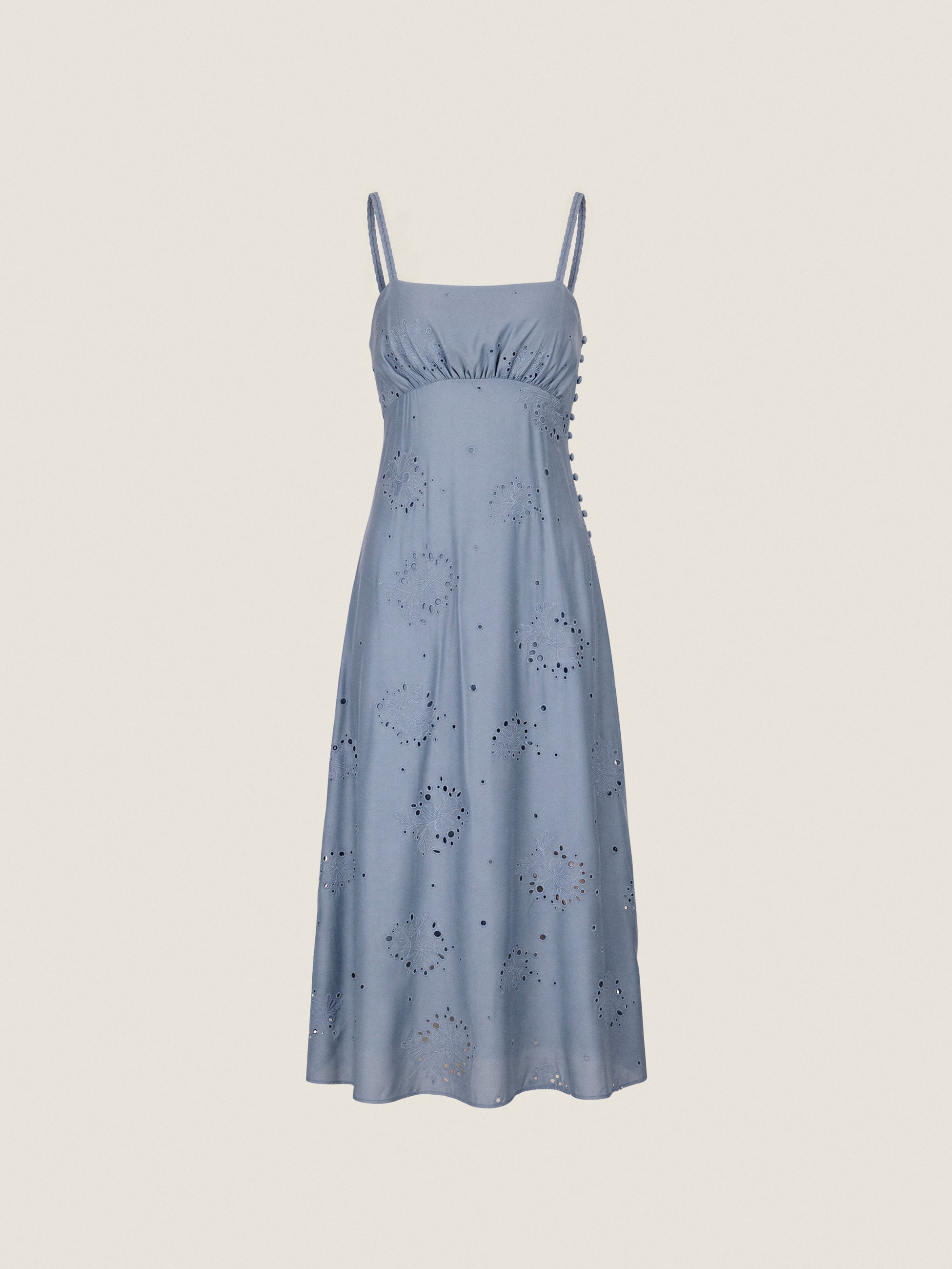  Viviana Embroidered Dress in Storm by Rebecca Taylor