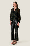 Tiana Metallic Dot Longsleeve Top