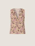 Caroline Ruffle Sleeveless Top