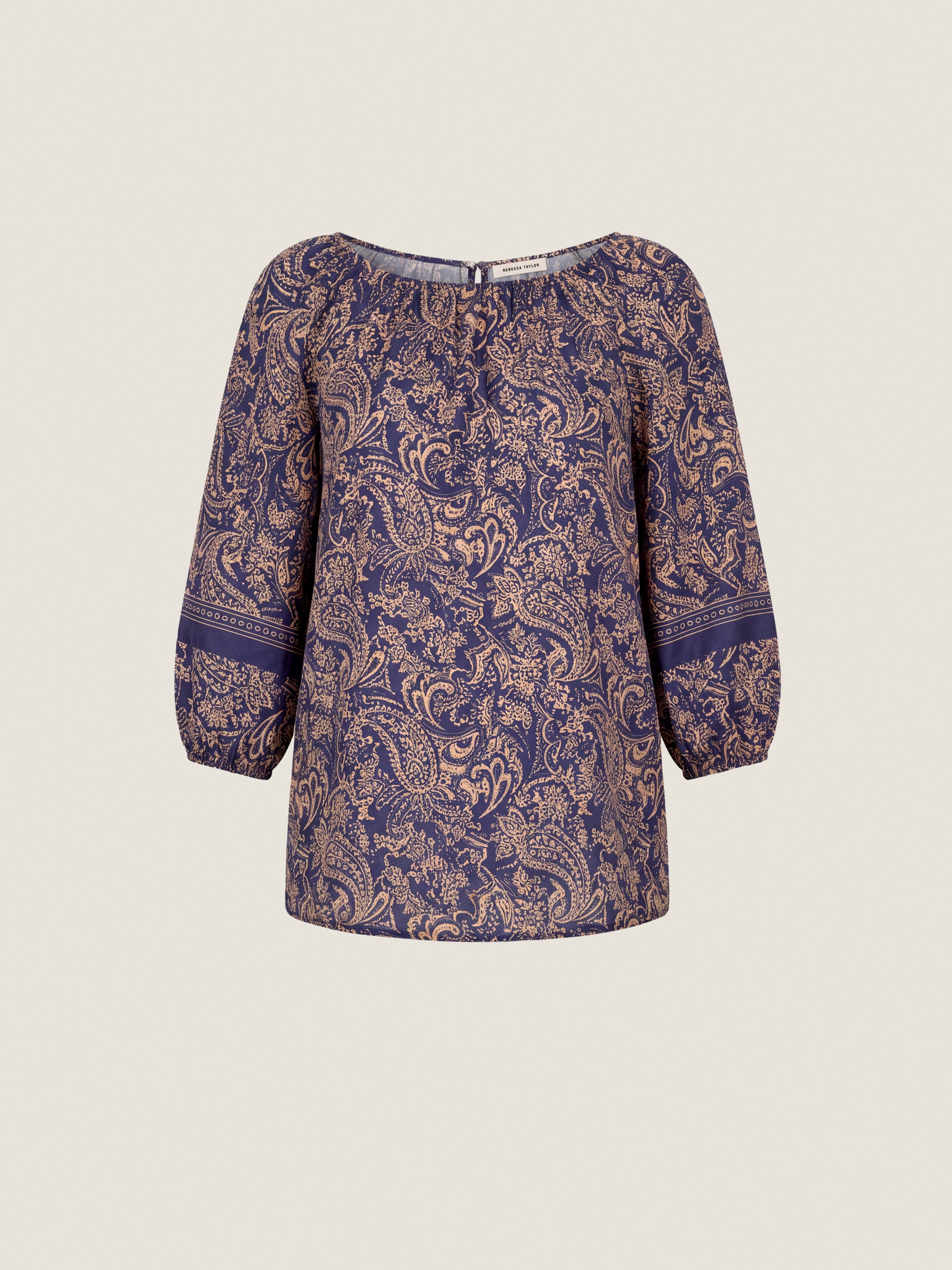  Reese Paisley Blouse in Maritime Multi by Rebecca Taylor