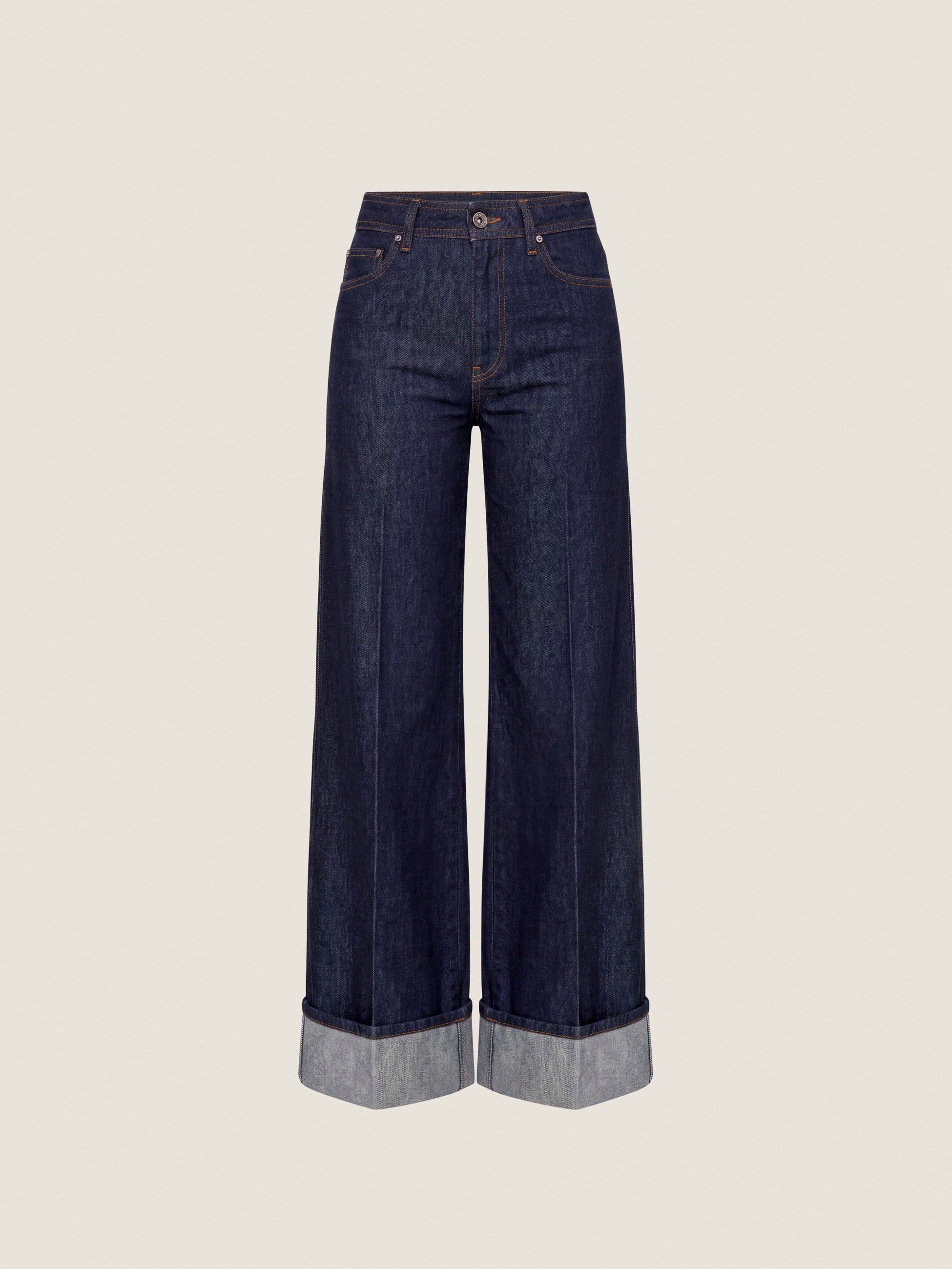  Willa Cuffed Denim Pants in Mercer Wash by Rebecca Taylor