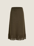 Emelia Fringe Sweater Skirt