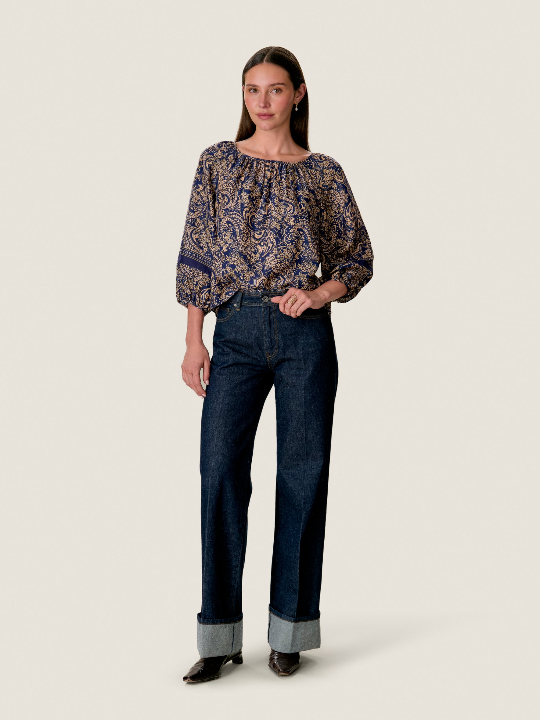 Reese Paisley Blouse