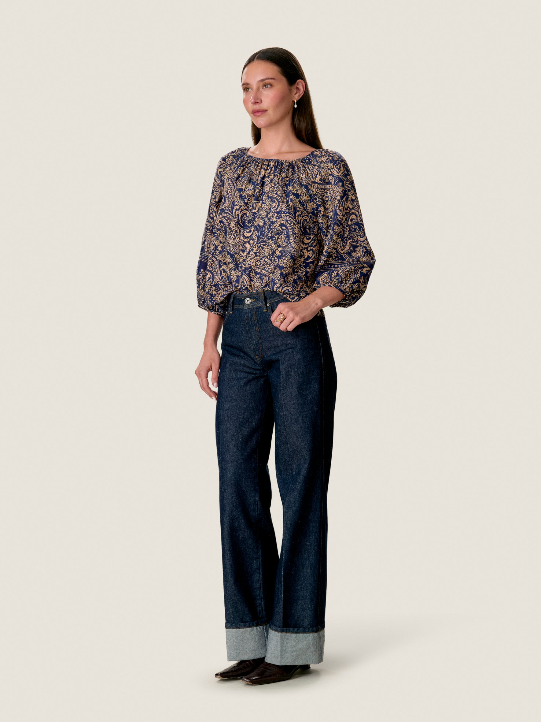 Reese Paisley Blouse