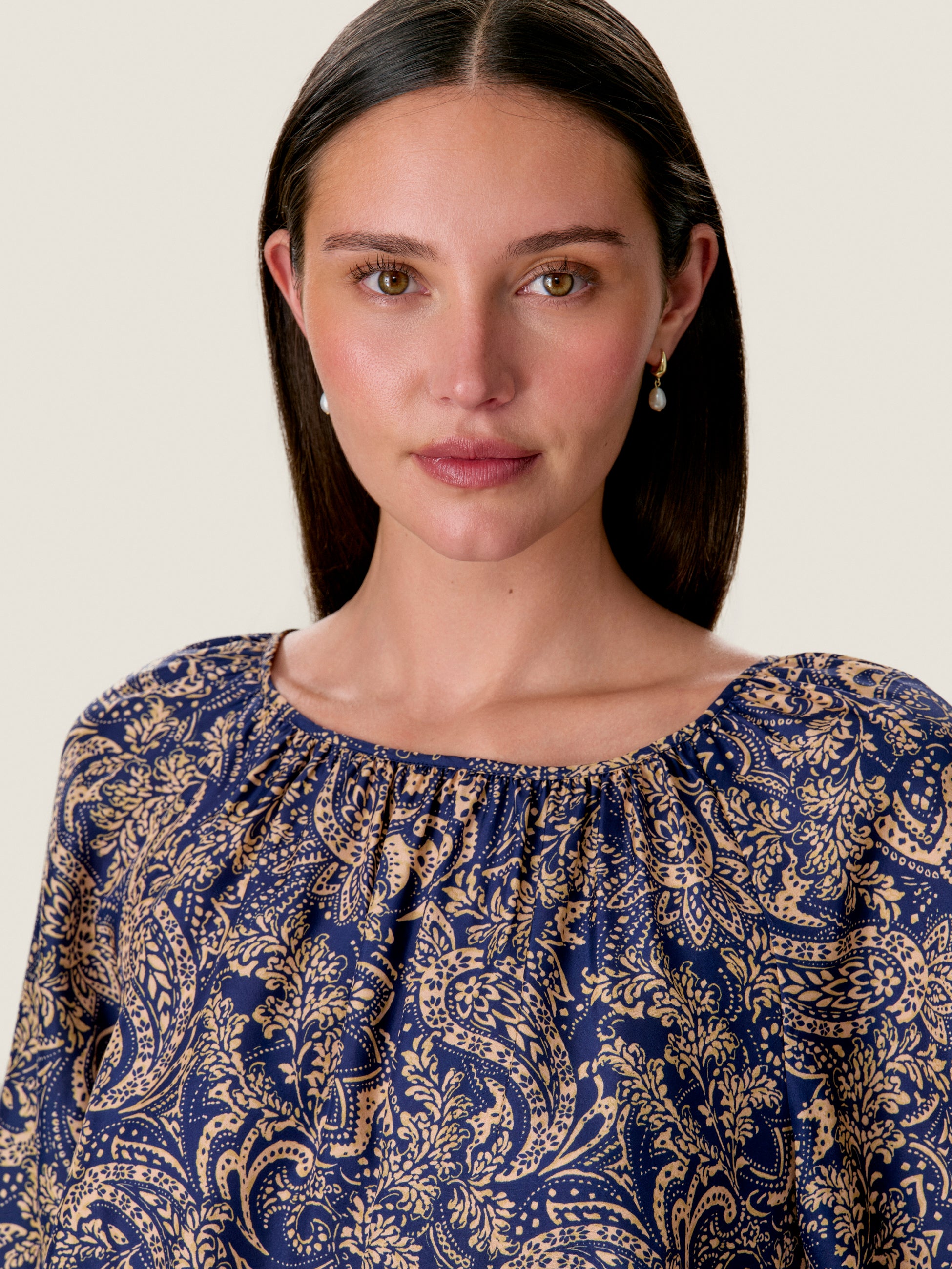 Reese Paisley Blouse in Maritime Multi by Rebecca Taylor