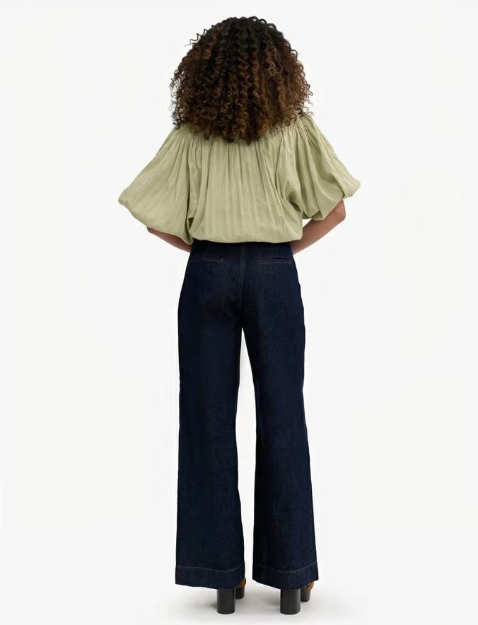  Marianne Blouse in Pale Sage by Rebecca Taylor