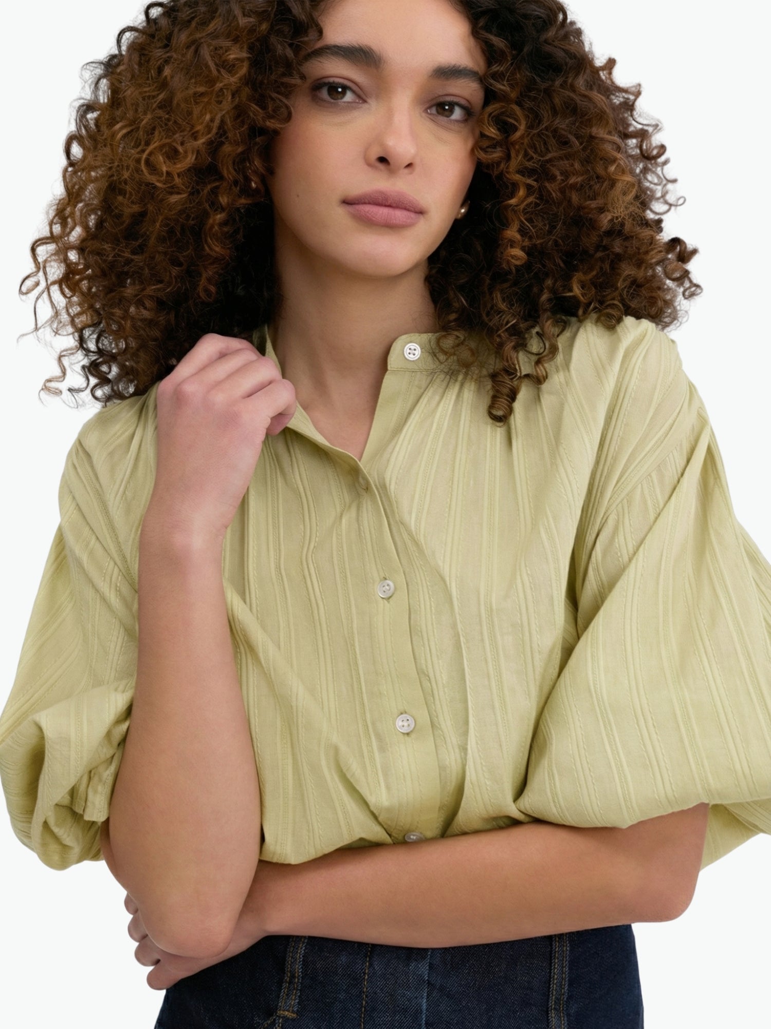  Marianne Blouse in Pale Sage by Rebecca Taylor