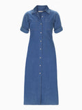 Victoria Chambray Shirt Dress