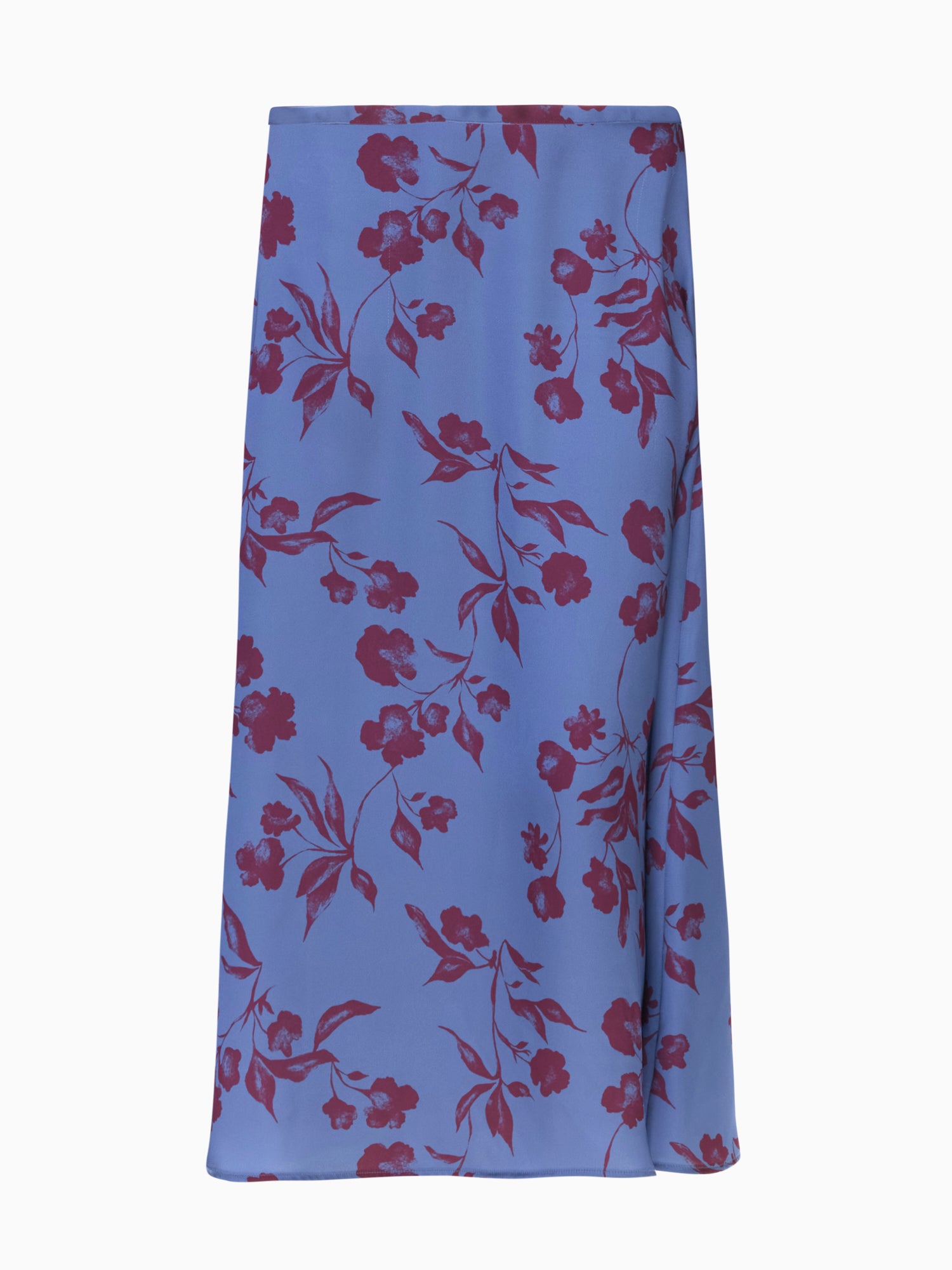  Vivian Circle Skirt in Cornflower/Plum Multi by Rebecca Taylor