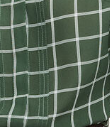 Windowpane Silk Pleated Blouse