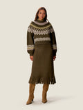 Emelia Fringe Sweater Skirt