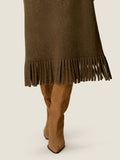 Emelia Fringe Sweater Skirt