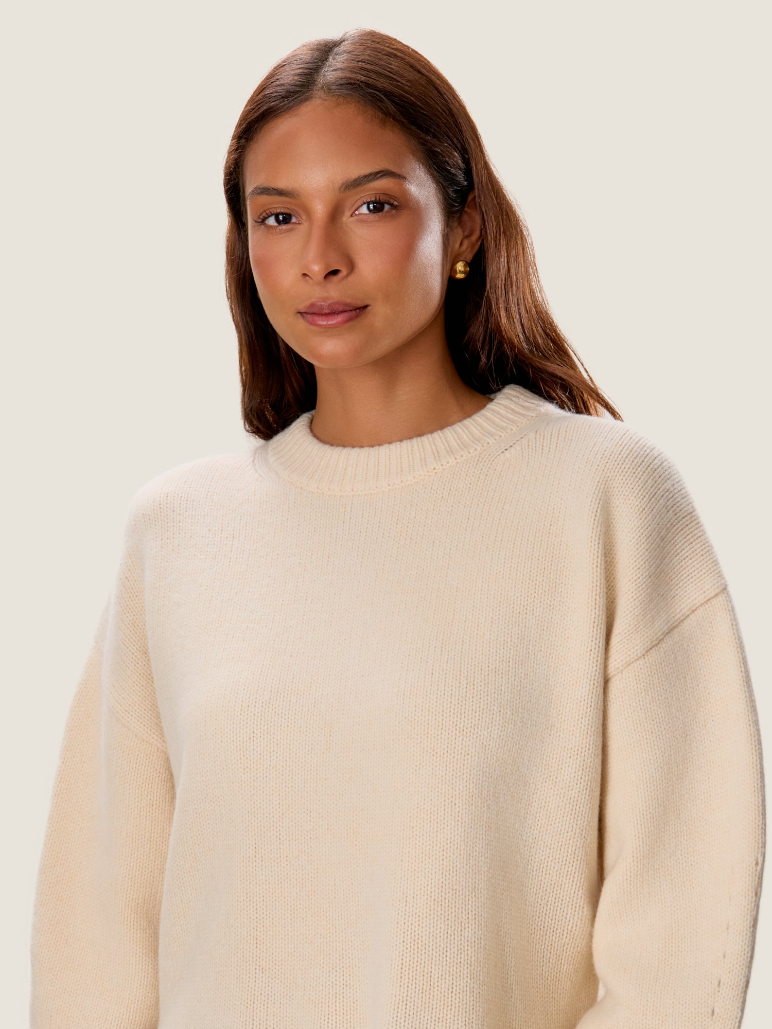  Emelia Fringe Sweater in Alabaster by Rebecca Taylor