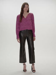 Audrey Jacquard Blouse