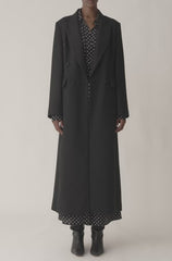 Refined Suiting Crombie Coat