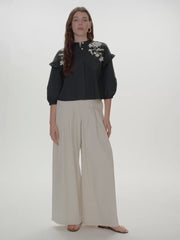 Lydia Applique Top