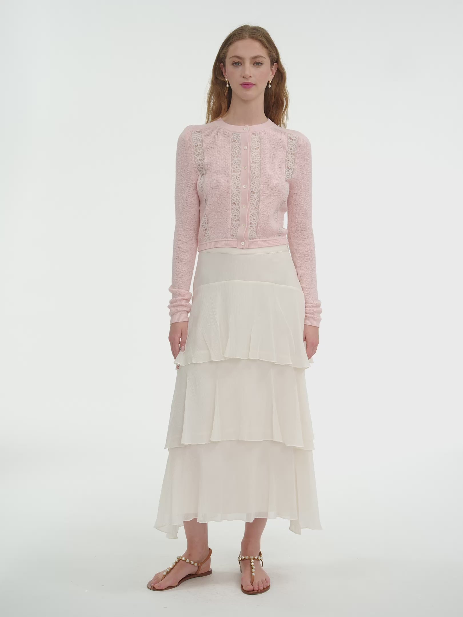 Rhea Lace Knit Cardigan