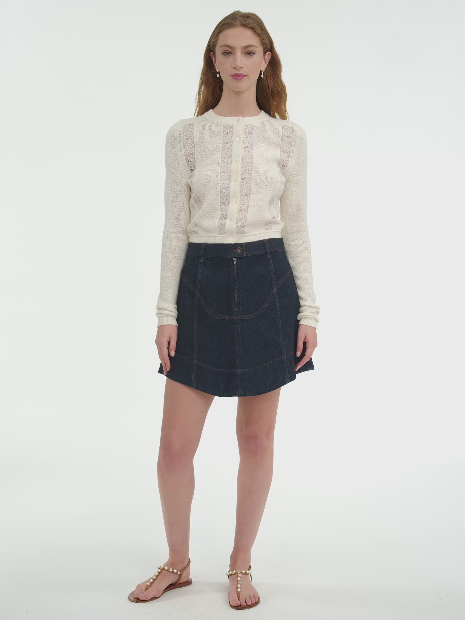 Rhea Lace Knit Cardigan