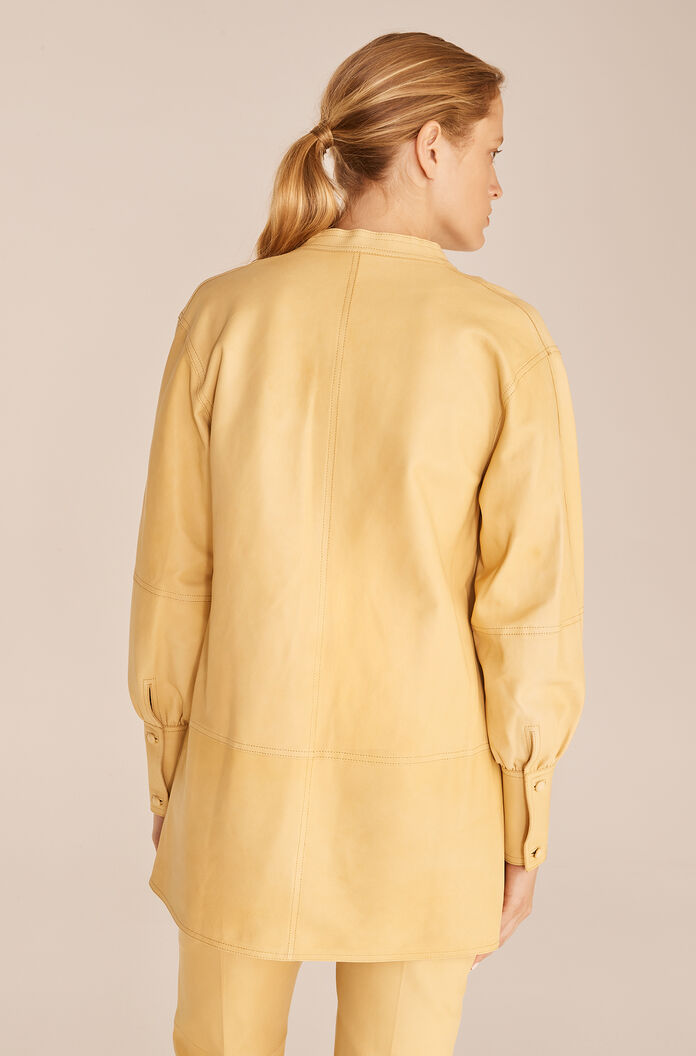  Leather Tunic in Palomino by Rebecca Taylor