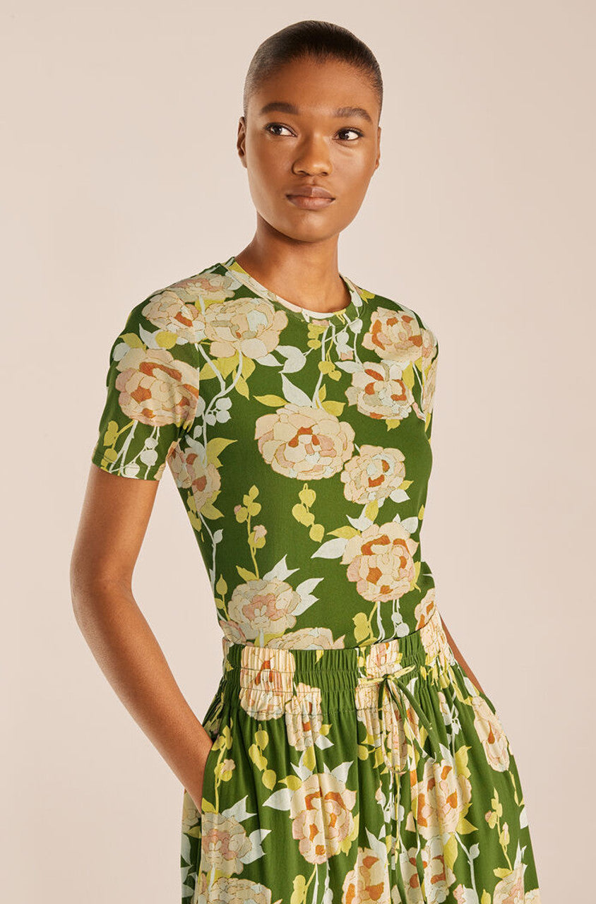 Wild Peony Mesh Tee