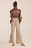 Check Flare Pant