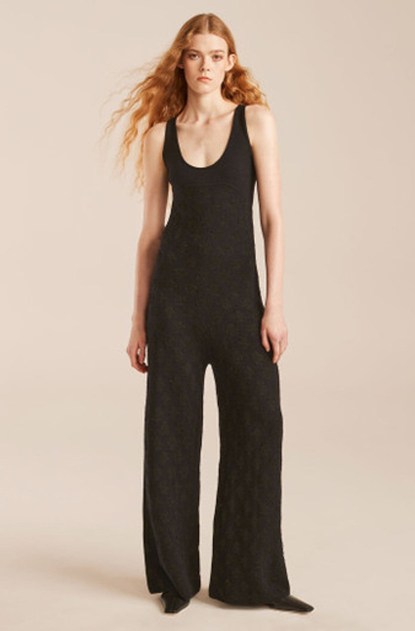  Doily Jumpsuit in Black by Rebecca Taylor