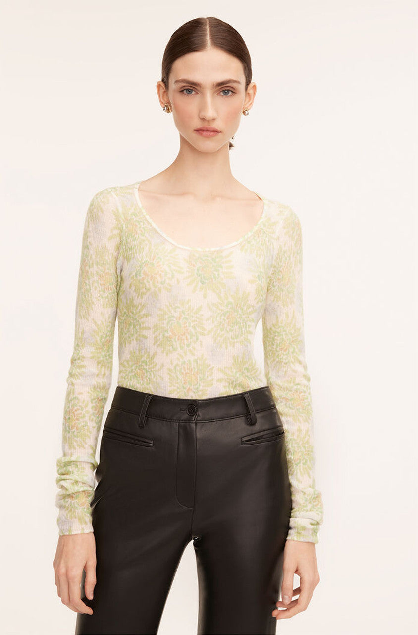  Astera Fleur Pullover in Astera Fleur Chartreuse Combo by Rebecca Taylor