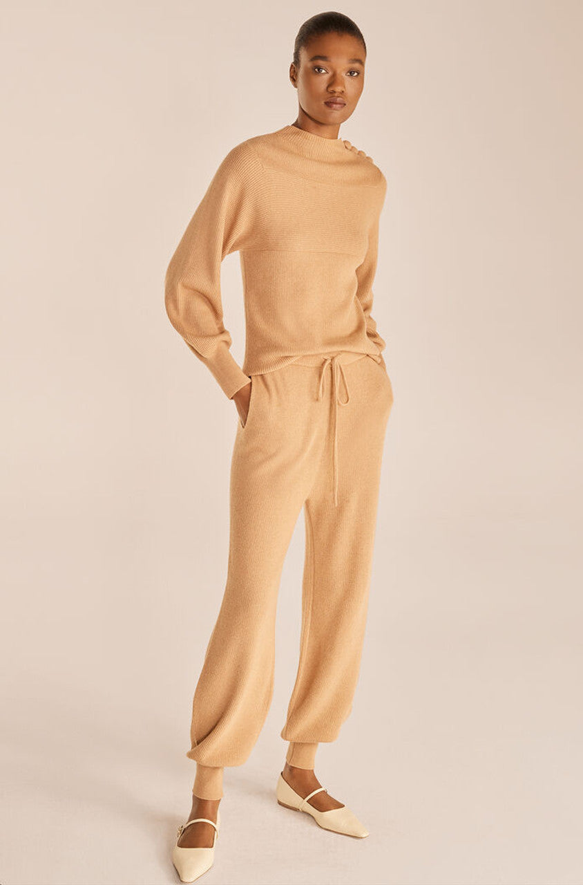  Mix Rib Pant in Honey by Rebecca Taylor