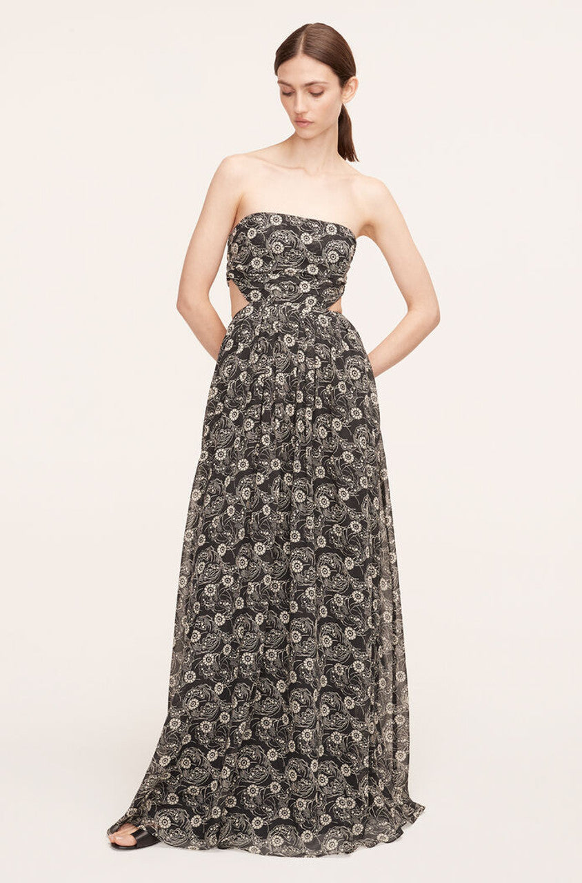  Monarch Fleur Whisper Front Dress in Monarch Fleur Black Combo by Rebecca Taylor
