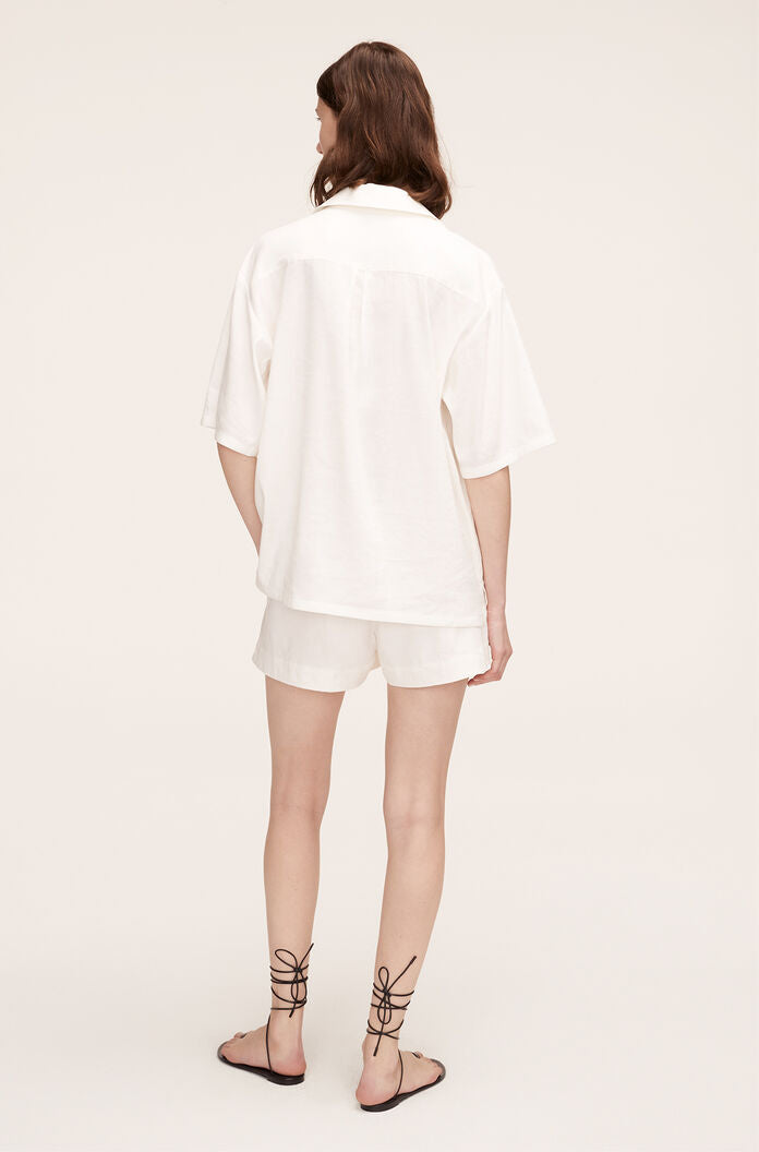  Pajama Linen Short in Full Moon by Rebecca Taylor
