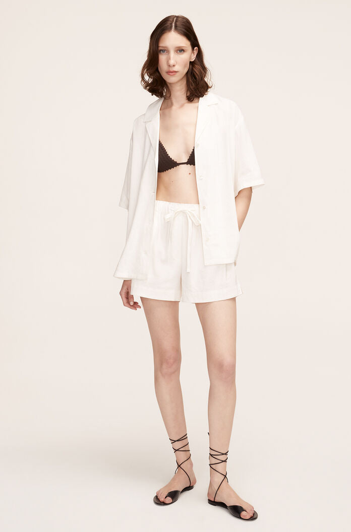  Pajama Linen Short in Full Moon by Rebecca Taylor