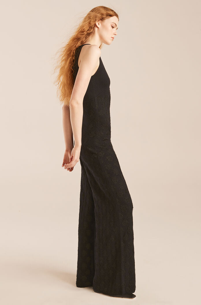  Doily Jumpsuit in Black by Rebecca Taylor