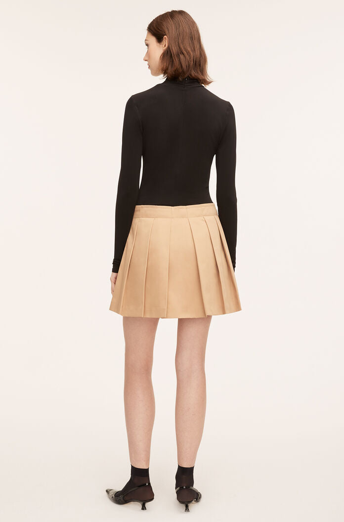  Military Cotton Mini Skirt in Khaki by Rebecca Taylor