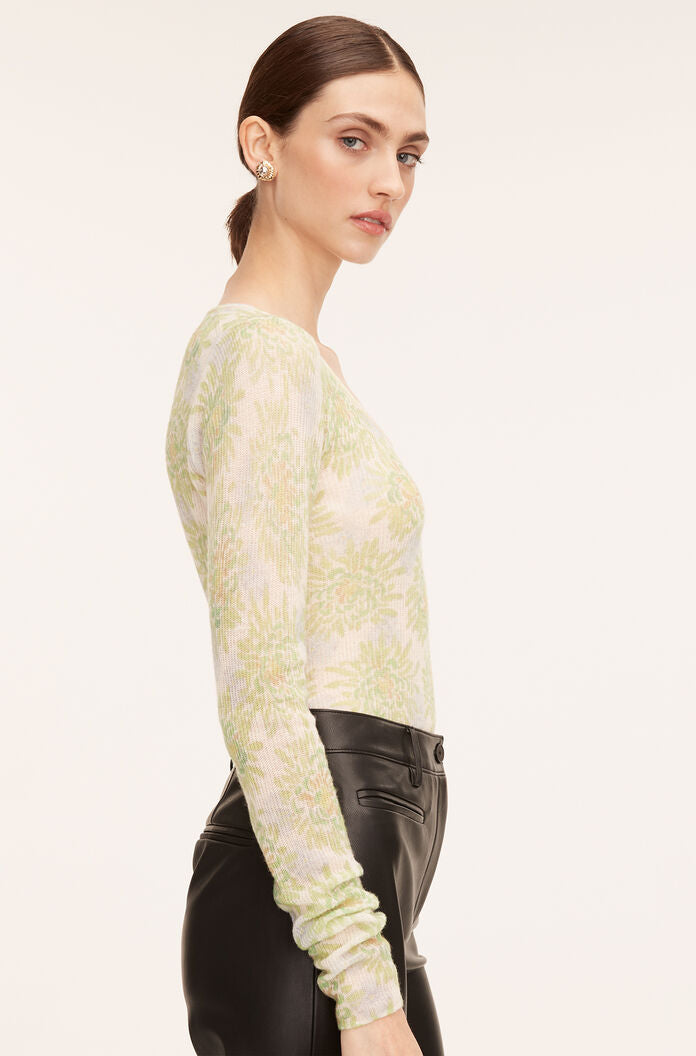  Astera Fleur Pullover in Astera Fleur Chartreuse Combo by Rebecca Taylor