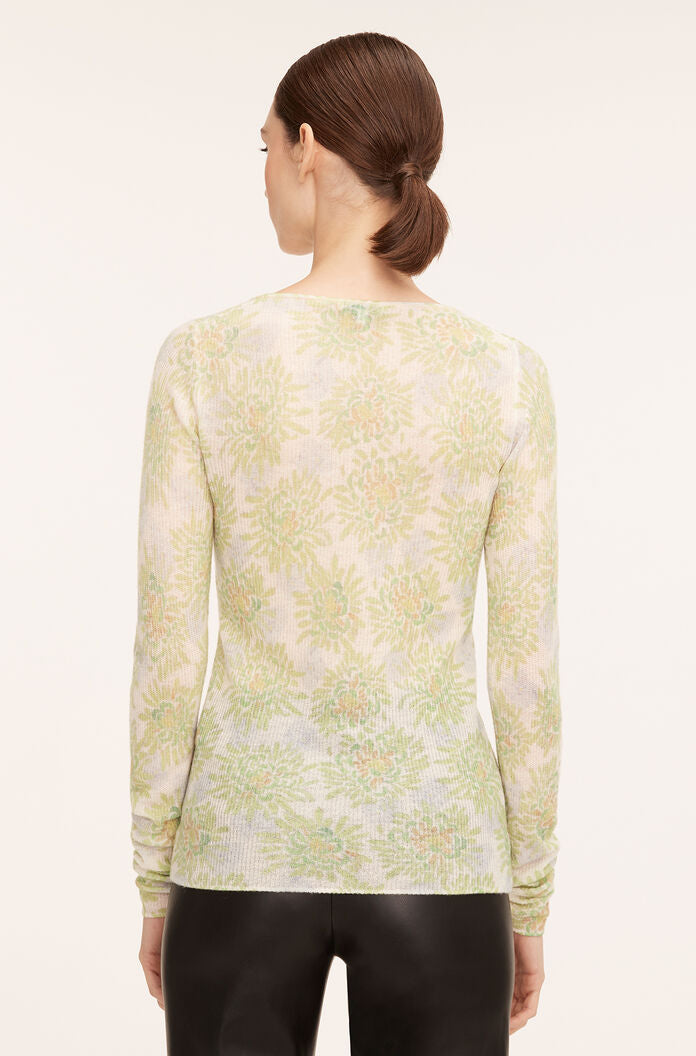  Astera Fleur Pullover in Astera Fleur Chartreuse Combo by Rebecca Taylor