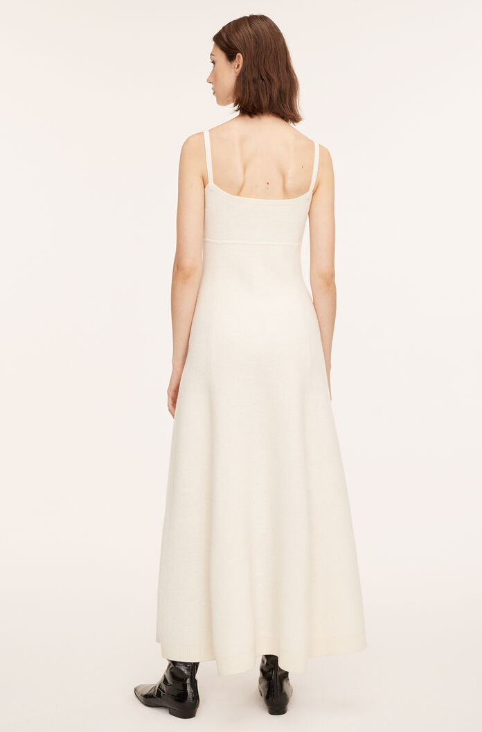  Felted Wool Sweater Dress in Ivory by Rebecca Taylor