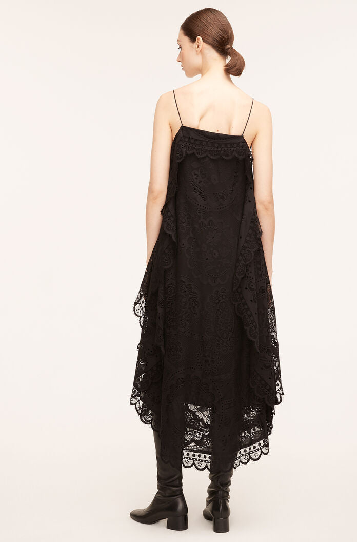  Doily Lace Dress in Black by Rebecca Taylor