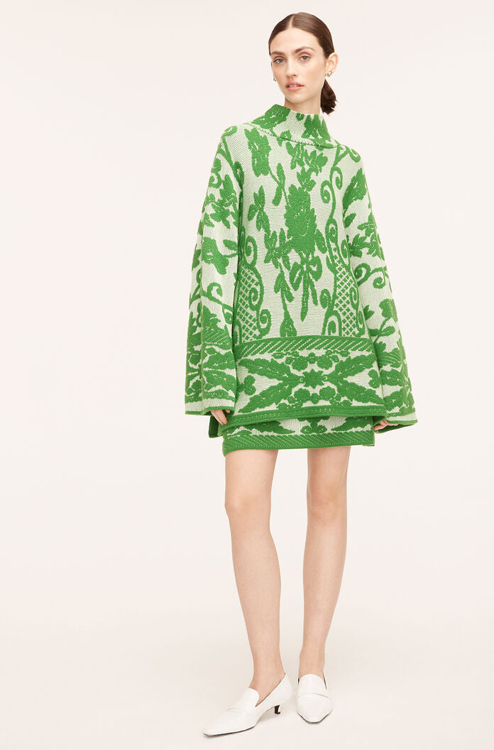  Tapestry Jacquard Skirt in Tapestry Fleur Golf Combo by Rebecca Taylor